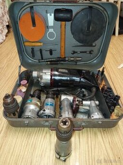 Sada NAREX vrtačka, nůžky na plech a příslušenství