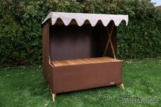 Stánek 2 m ,boky a záda, úprava do střešního boxu zdarma - 1