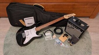 Kytara Ibanez GRX40 + combo Fender
