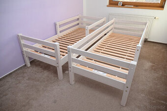 2 samostatné postele / dvoupostel Domestav - masiv