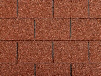 Asfaltová šindel obdelníková červená terakota (nová)