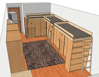 Palandy se skříněmi