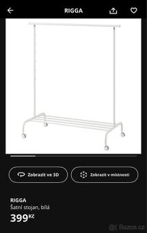 Šatní stojan/štendr na oblečení IKEA