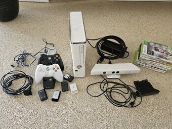 Xbox 360 ,Kinect a 2 ovladače