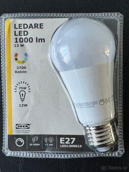 LED žárovka IKEA Ledare 1000lm,13W(75w)