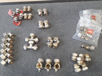 Šroubení Pex AL Pex , kolena, spojky, a td.