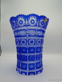 sada vázy barevný křišťál dekor paula ceasar crystal