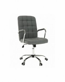 Kancelářské křeslo, kancelářská židle, šedá, MORGEN