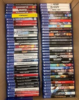 Oblíbené hry PS4 - PS5