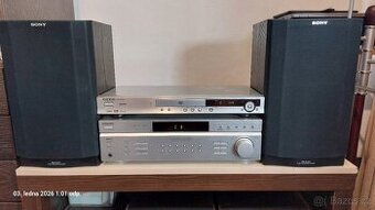 Hi‑Fi sestava SONY + ONKYO + bedny SONY