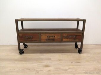 TV stolek v industriální stylu