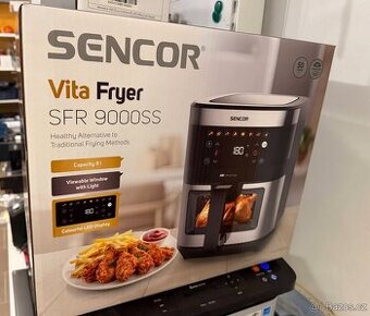 nová Fritéza horkovzdušná Sencor SFR 9000SS černá záruka 20m