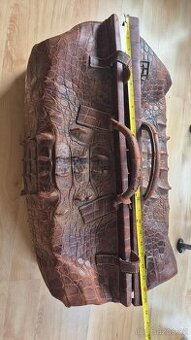 Taska kufr z krokodyli kuze