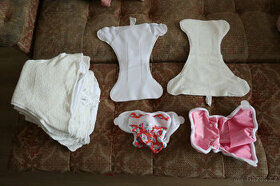 Bamboolik: novorozenecké kalhotky + vkládací pleny -VŠE NOVÉ