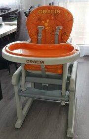 Dětská jídelní židlička Gracia