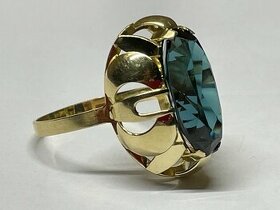 Starožitný zlatý prsten 585