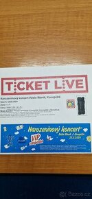 V.I.P. vstupenky na koncert rádia Blaník- Konopiště