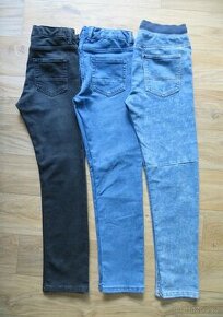 3x chlapecké džíny, vel 158
