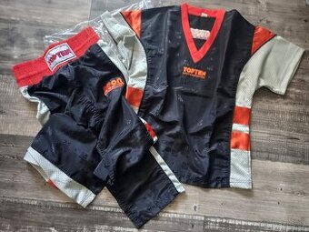 Uniforma PointFighting TOP TEN Mesh NEON černá - vel 150