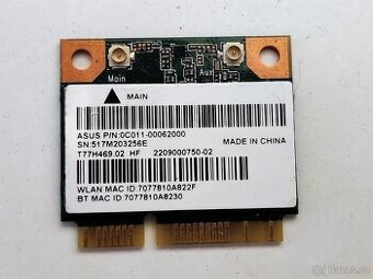 ASUS X555 - WiFi / Bluetooth karta + anténa