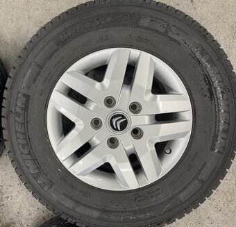 Alu 6x16 5x130 ET68 pneu 215/75/16C