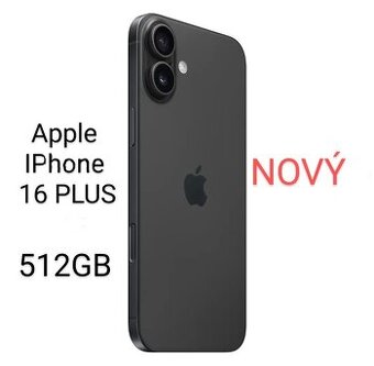 NOVÝ Apple IPhone 16 Plus 512GB