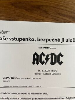 AC/DC Praha Letňany 26.6.2025