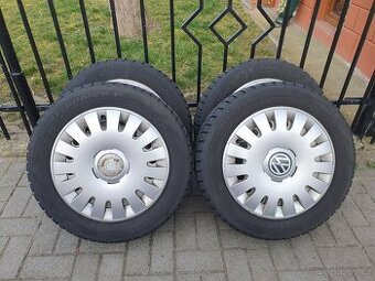 Plechové disky 5x112 r16 zimní pneu 195/60/16C