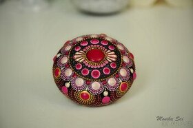 Mandala "Burgundy" DotArt - akryl