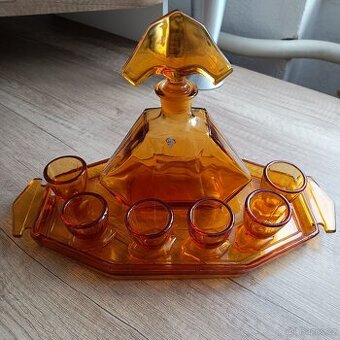 Likérová sada Art Deco