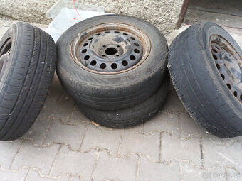 Plechové disky 14 s pneu na Renault Thalia, Clio, Megane