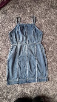 H&M džiínové šaty 146 nové