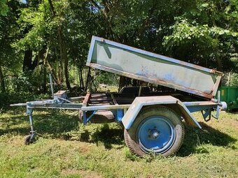 Prodám jednoosý sklopný vlek za traktor