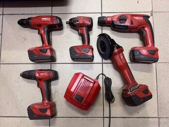 Aku Set Hilti 22volt + 5x baterie b22 + nabíječka