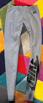 NIKE PUSH-UP GREY DÁMSKÉ LUXUSNÍ BAVLNĚNÉ LEGÍNY  S(S-M)