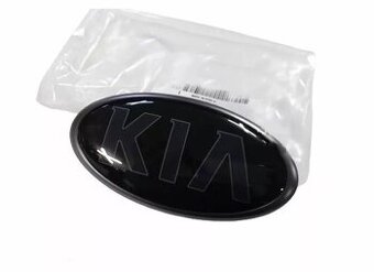 KIA - Emblém (znak) přední kapoty Black Edition