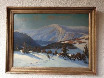 OBRAZ ZIMA - VÁCLAV STEIN