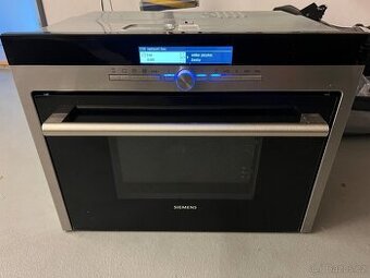 Siemens kompaktní parní trouba HB36D572 - na servis