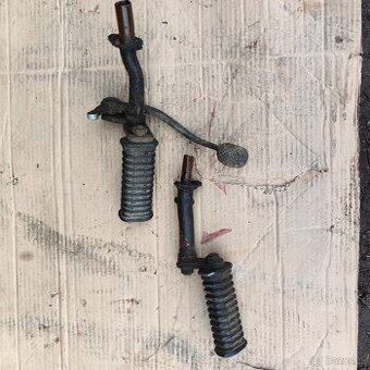 Jawa perak stupačky a pedál