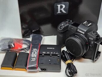 CANON EOS R - 6k expozic, EF adaptér, krabice, Lplate - TOP