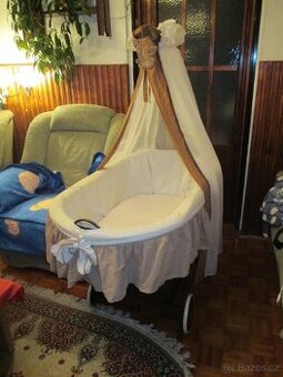 XXL košík-Postýlka pro miminko-Používán u rodičů