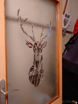 Dveře interiérové se sklem 80 L 3x