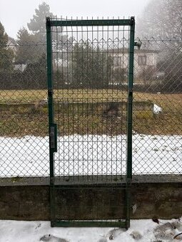 Zahradní kovová branka 3D