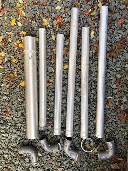 Hliníkové trubky - odtah plynového kotle