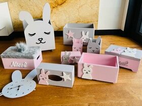 Dřevěný set do dětského pokoje