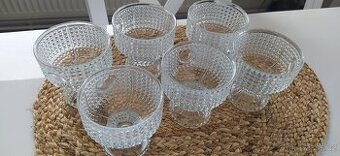 Pohary retro sklenene