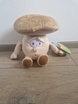 Nový plyšák houba s visačkou