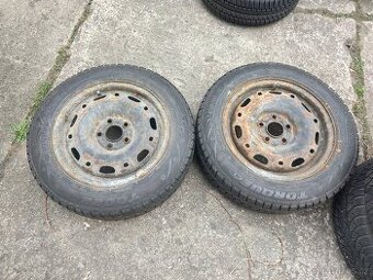 2x zimní kolo 6jx14 ET43 5x100 185/60R14 fabia polo ibiza