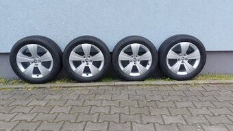 Alu kola 5x112 r17 Triton originál Škoda Superb letní pneu
