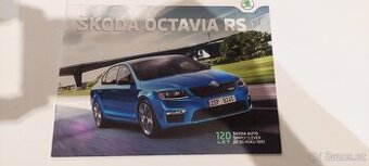 Skoda Octavia 3 III. RS Originální prospekt z roku 2016